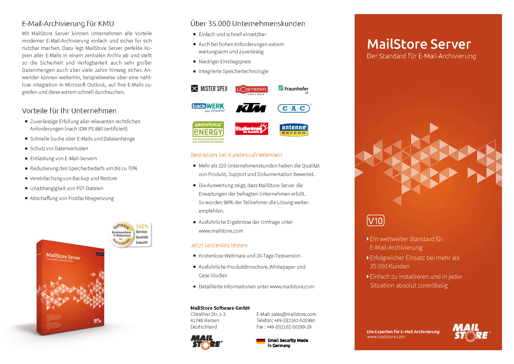 MailStore Flyer