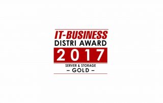 IT-Business Distri Award 2017 Gold (Server & Storage)