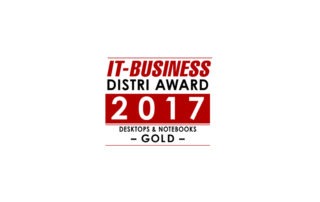 IT-Business Distri Award 2017 Gold (Desktops & Notebooks)